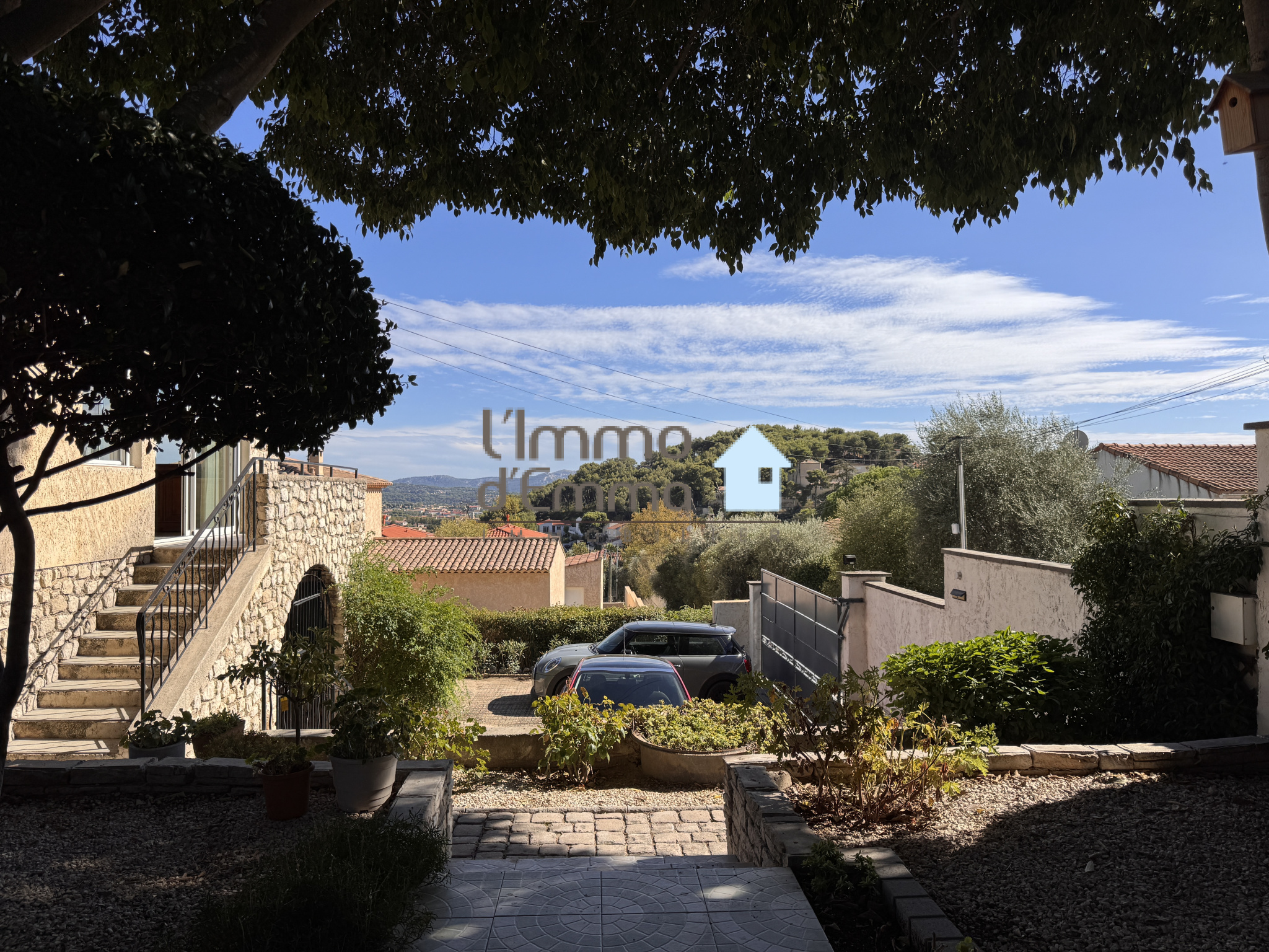 vue de la cuisine d'été dédiée 1er étage logement 1